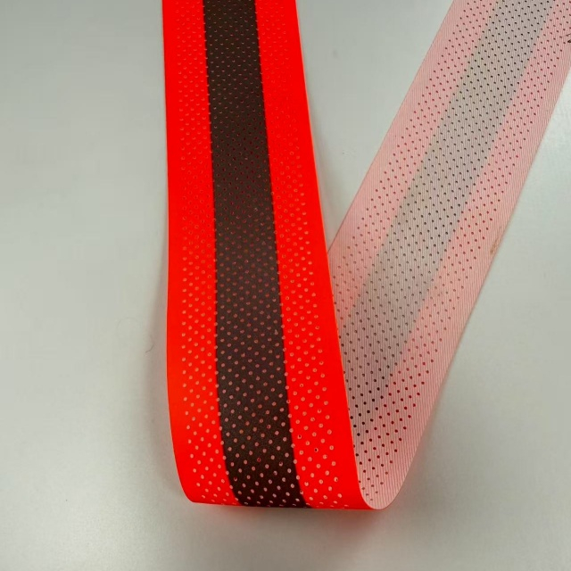 5cm aramid flame retardant high visibility reflective strip - fluorescent orange