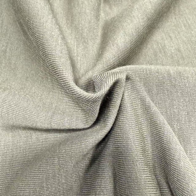 Modified Acrylic Tencel Blended Flame-retardant Knitted Sweat Fabric No. 2