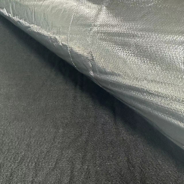 preoxidized filament Fiberglass aluminum film composite flame retardant and high temperature resistant heat insulation felt