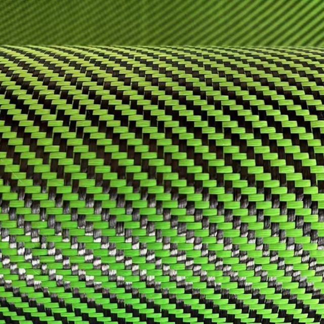 200gsm Kevlar carbon fiber blend woven flame retardant fabric