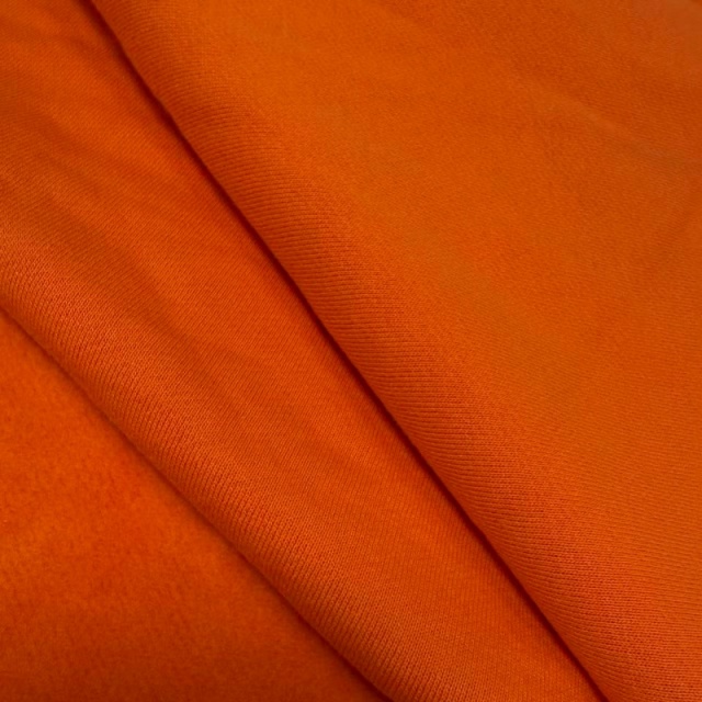 Modified Acrylic Cotton Blended Flame-retardant Knitted Single-sided Fleece Sweatshirt Fabric
