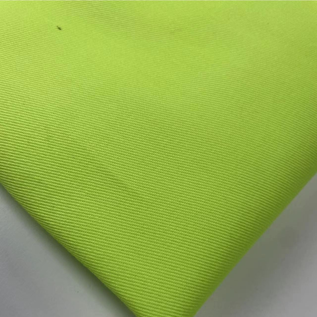 220gsm Cotton flame retardant fluorescent fabric 