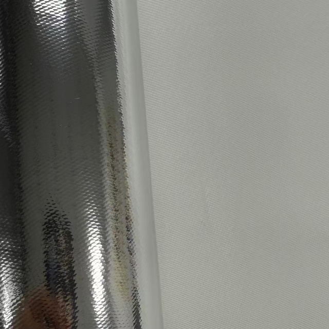 High-silicon Glass Fiber Aluminum Film Composite High-temperature Resistant Fireproof Fabric