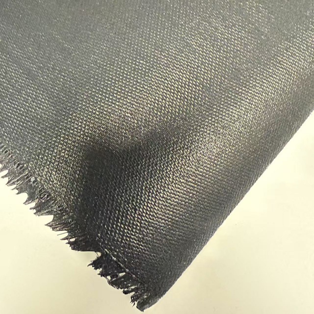 96% High-silicon Oxide Graphite Coated High-temperature Resistant Conductive Fireproof Fabric