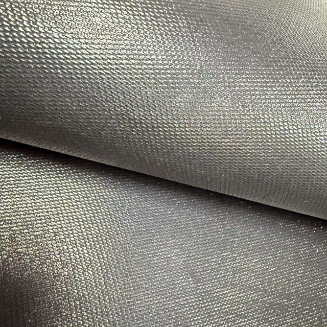96% High-silicon Oxide Graphite Coated High-temperature Resistant Conductive Fireproof Fabric