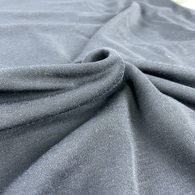 220gsm navy blue Meta aramid flame retardant knitted fabric