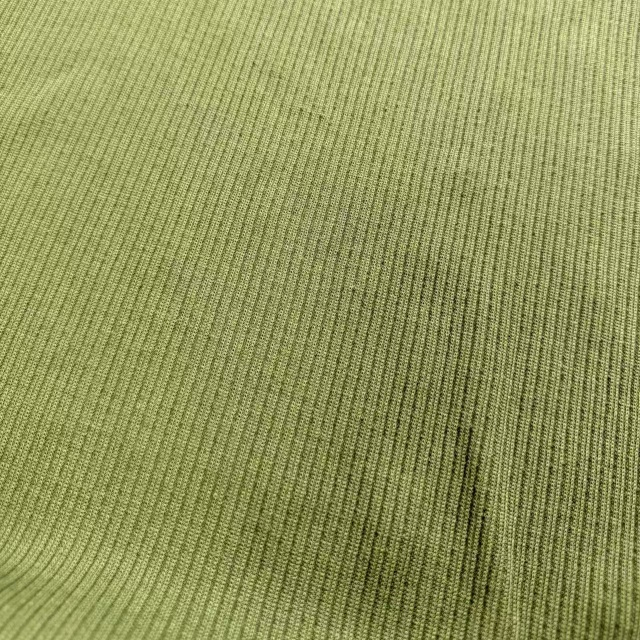 Modified acrylic cotton blended flame retardant knitted ribbed T-shirt fabric