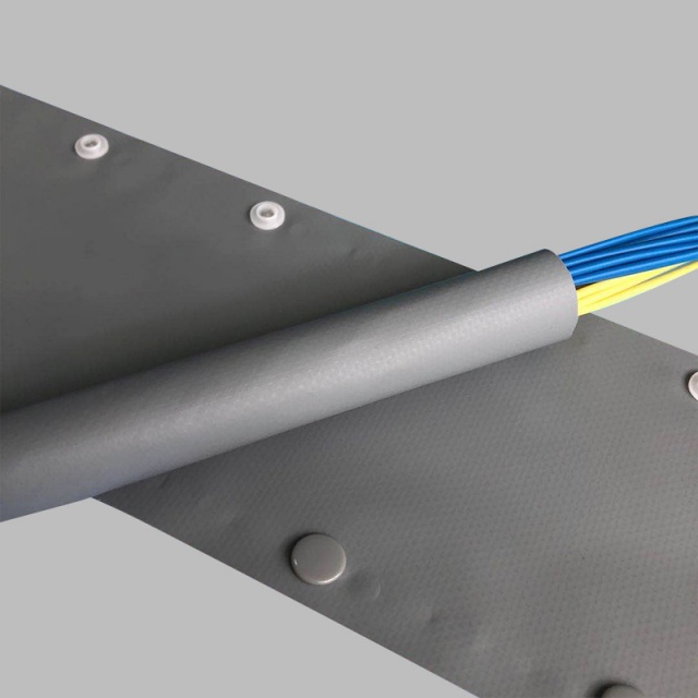Environmentally Friendly Flame-retardant PVC Button-type End Cable Protection Sleeve with Snap Fastener