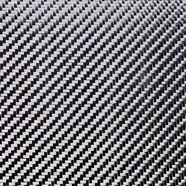 220gsm Kevlar carbon fiber blend woven flame retardant fabric