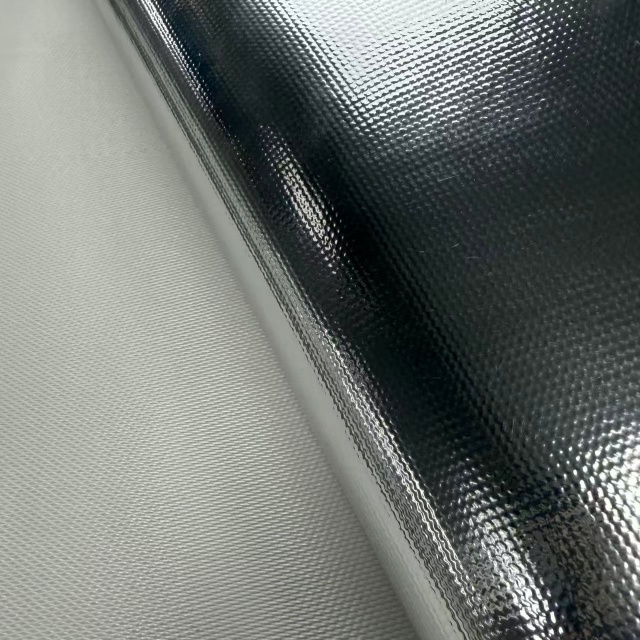 High-silicon Glass Fiber Aluminum Film Composite High-temperature Resistant Fireproof Fabric