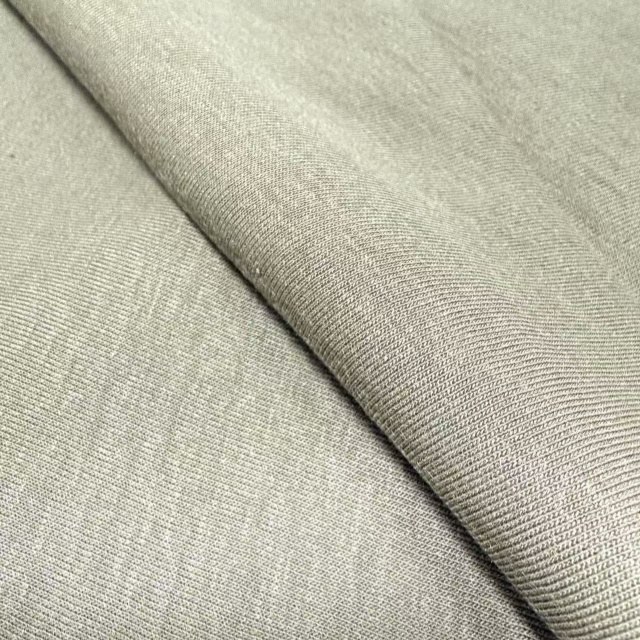 Modified Acrylic Tencel Blended Flame-retardant Knitted Sweat Fabric No. 2