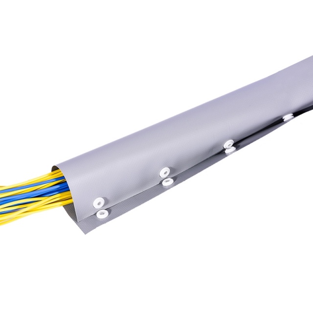 Environmentally Friendly Flame-retardant PVC Button-type End Cable Protection Sleeve with Snap Fastener