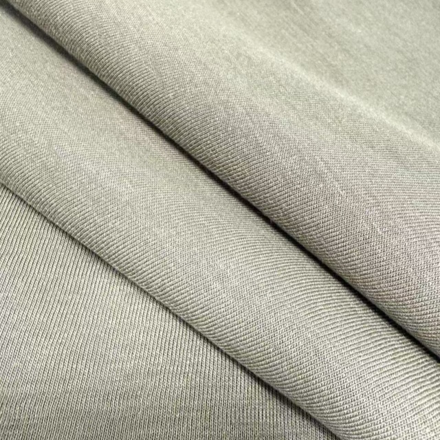 Modified Acrylic Tencel Blended Flame-retardant Knitted Sweat Fabric No. 2
